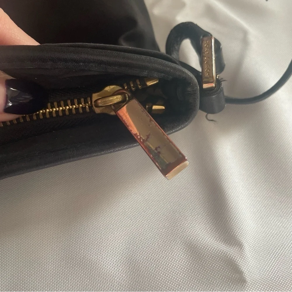Tory Burch Black Nylon Crossbody Bag Purse Handbag